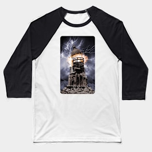 The Tower Tarot Card Baseball T-Shirt